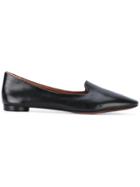 David Beauciel High Vamp Slippers - Black
