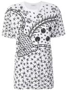 Valentino Leopard And Star Print T-shirt - White