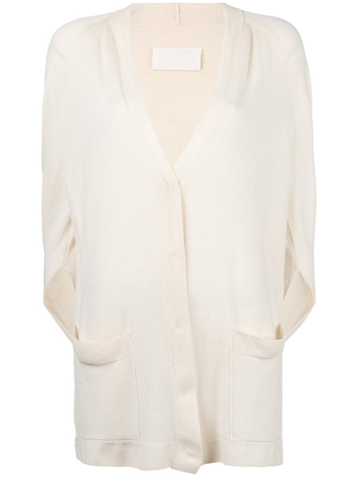 Maison Martin Margiela Vintage Loop Sleeve Cardigan - Nude & Neutrals