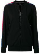 No Ka' Oi Side-stripe Zipped Jacket - Black