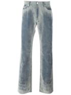 Walter Van Beirendonck Vintage 'burnout' Velvet Touch Jeans