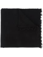 Rick Owens - Cashmere Pashmina - Unisex - Cashmere - One Size, Black, Cashmere
