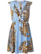 Liu Jo Blue And Gold Dress