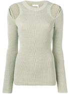 See By Chloé Cold Shoulder Jumper - Neutrals