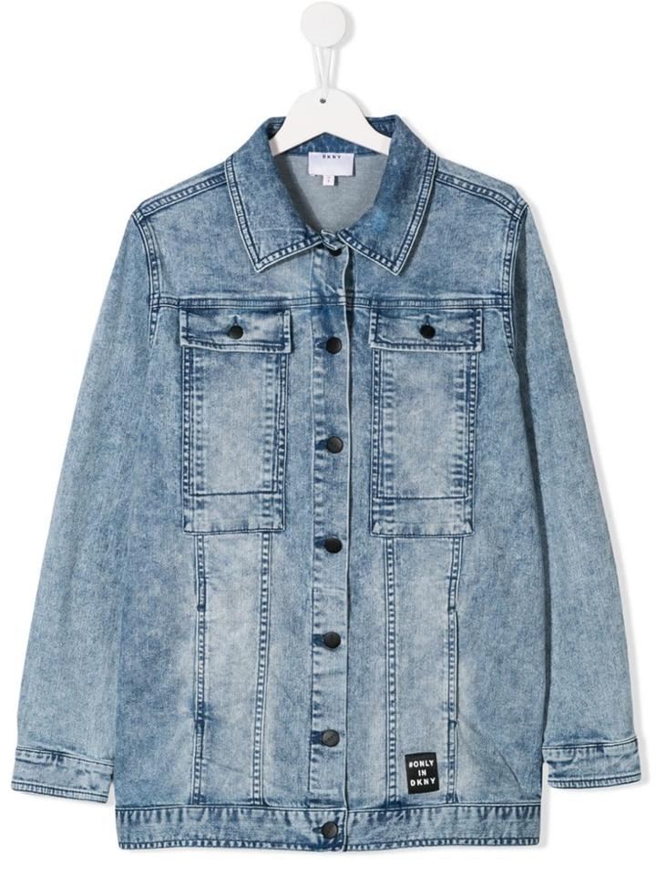 Dkny Kids Teen Denim Jacket - Blue