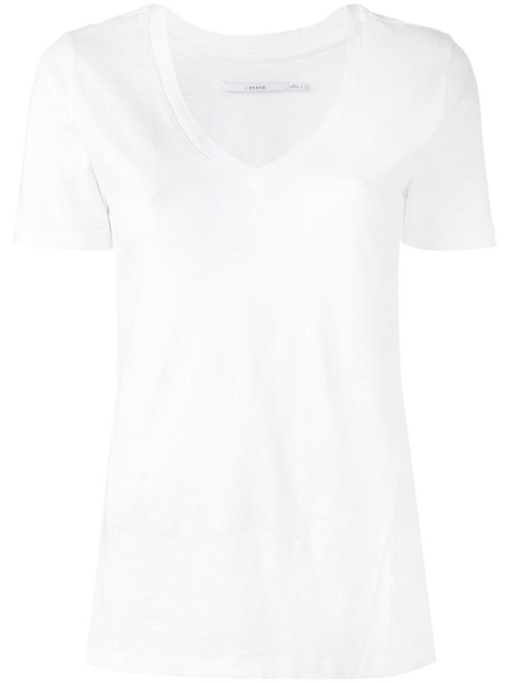 J Brand Classic T-shirt, Women's, Size: Xs, White, Cotton