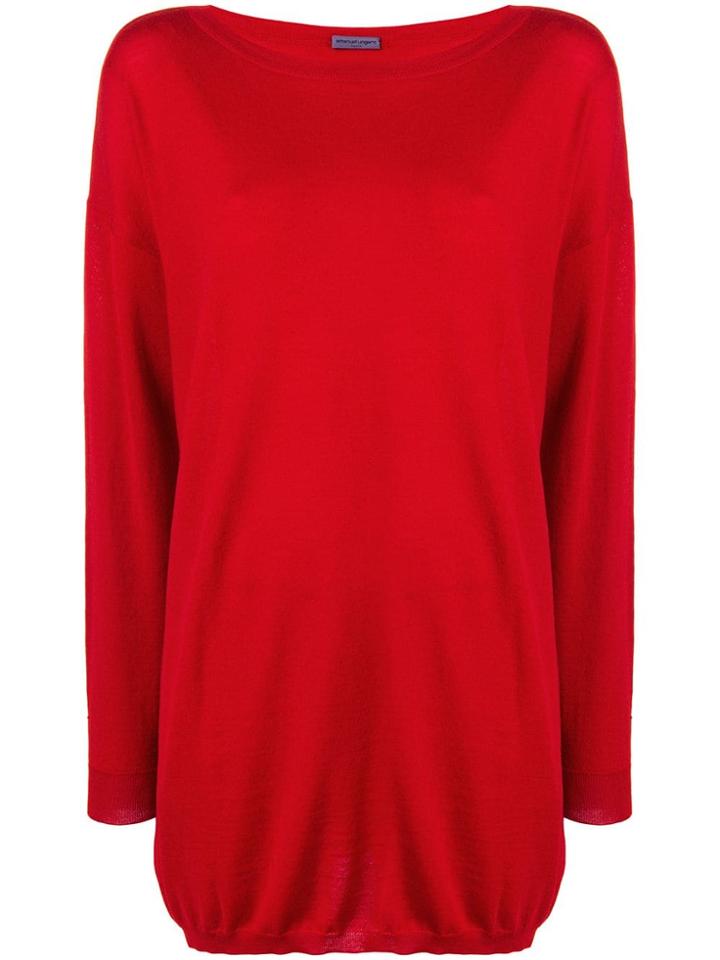 Emanuel Ungaro Vintage 1990's Loose Fit Jumper - Red