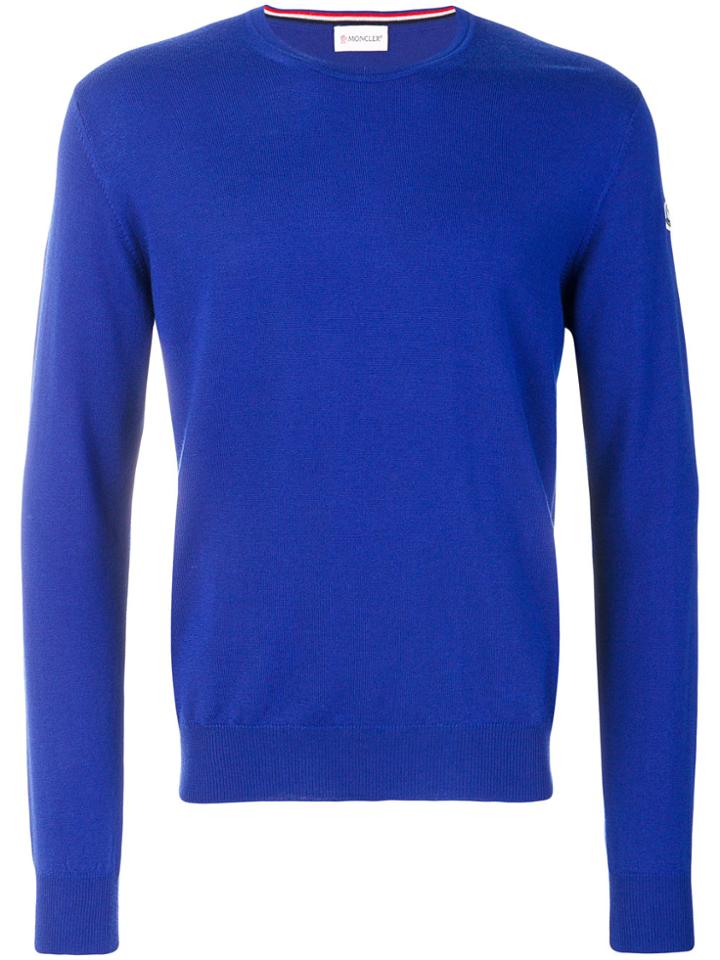 Moncler Classic Knit Sweater - Blue
