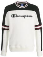 Champion Colour Blocked Sweatshirt - White