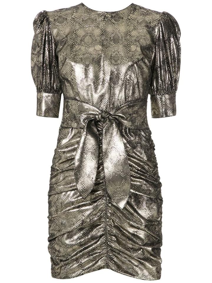 Nk Snake Effect Sue Dress - Metallic