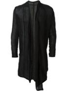 Uma Wang Semi-sheer Draped 'luigi' Cardigan