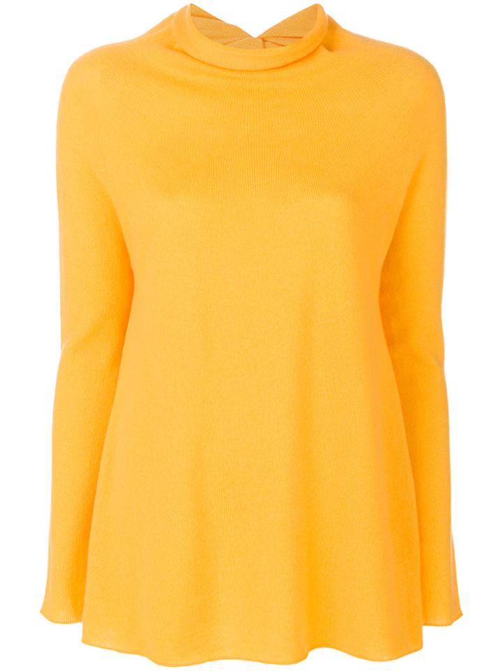 Lamberto Losani Roll-neck Sweater - Yellow & Orange