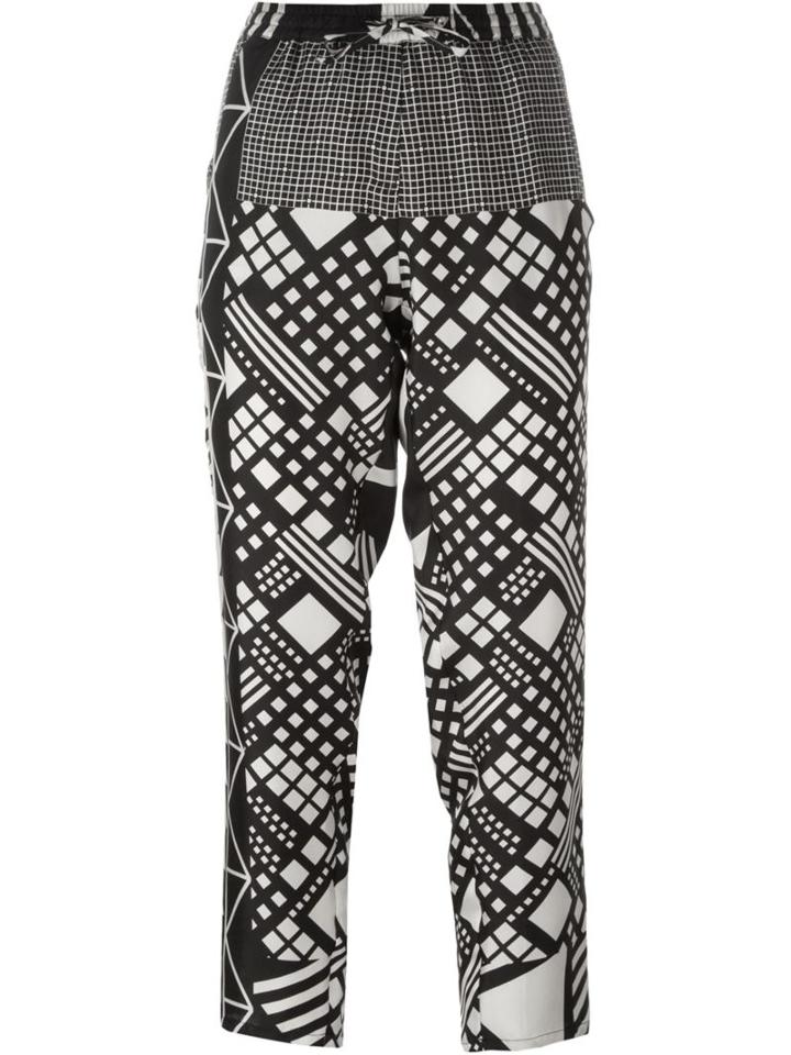 Pierre-louis Mascia Geometric Print Tapered Trousers