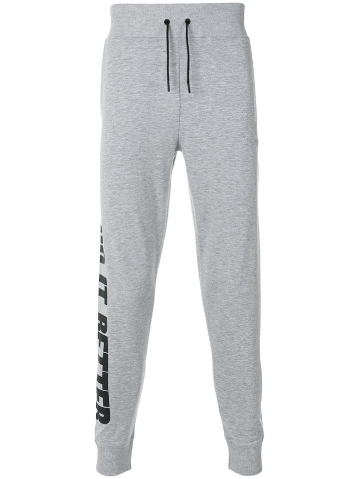 Hydrogen Do It Better Track Pants - Grey