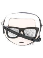 Karl Lagerfeld Round Face Crossbody Bag - Nude & Neutrals