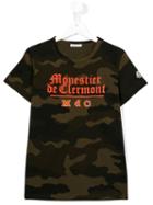Moncler Kids Camouflage Print T-shirt, Boy's, Size: 14 Yrs, Green
