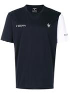 Z Zegna Logo Print T-shirt - Blue