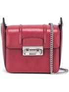 Lanvin 'jiji' Crossbody Bag, Women's, Pink/purple, Calf Leather/polyester/cotton