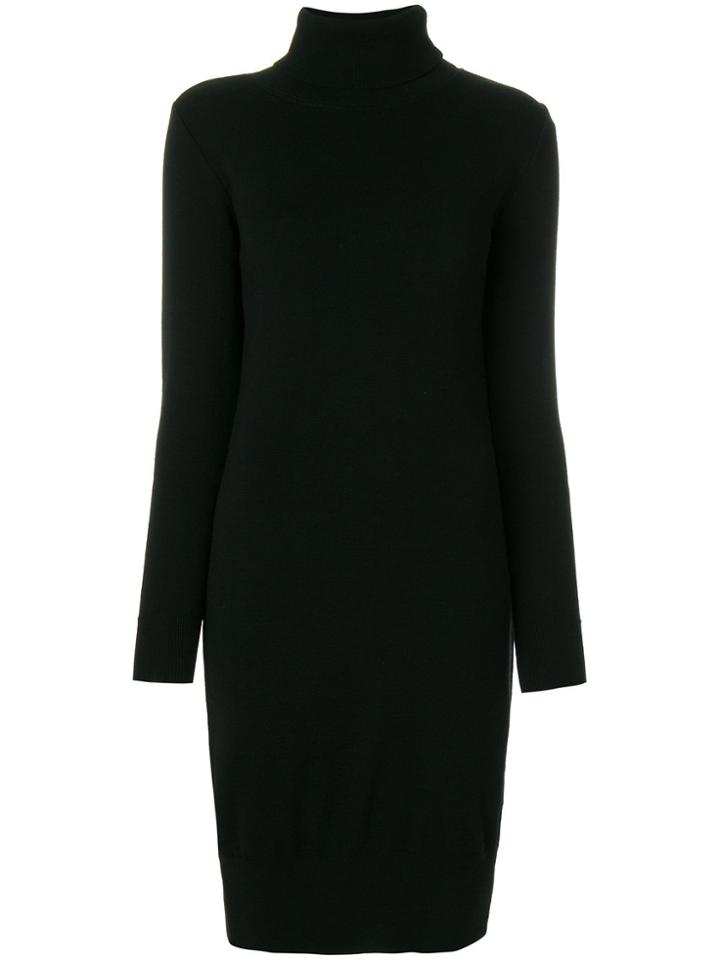 S.n.s. Herning Roll-neck Knitted Dress - Black