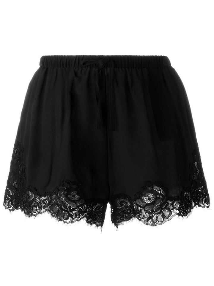Twin-set Lace Hem Shorts