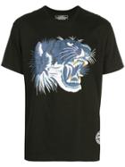 Neighborhood Lion Graphic Print T-shirt - Black