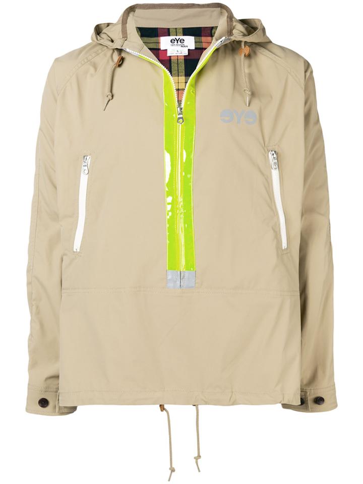 Junya Watanabe Man High-gloss Placket Jacket - Nude & Neutrals