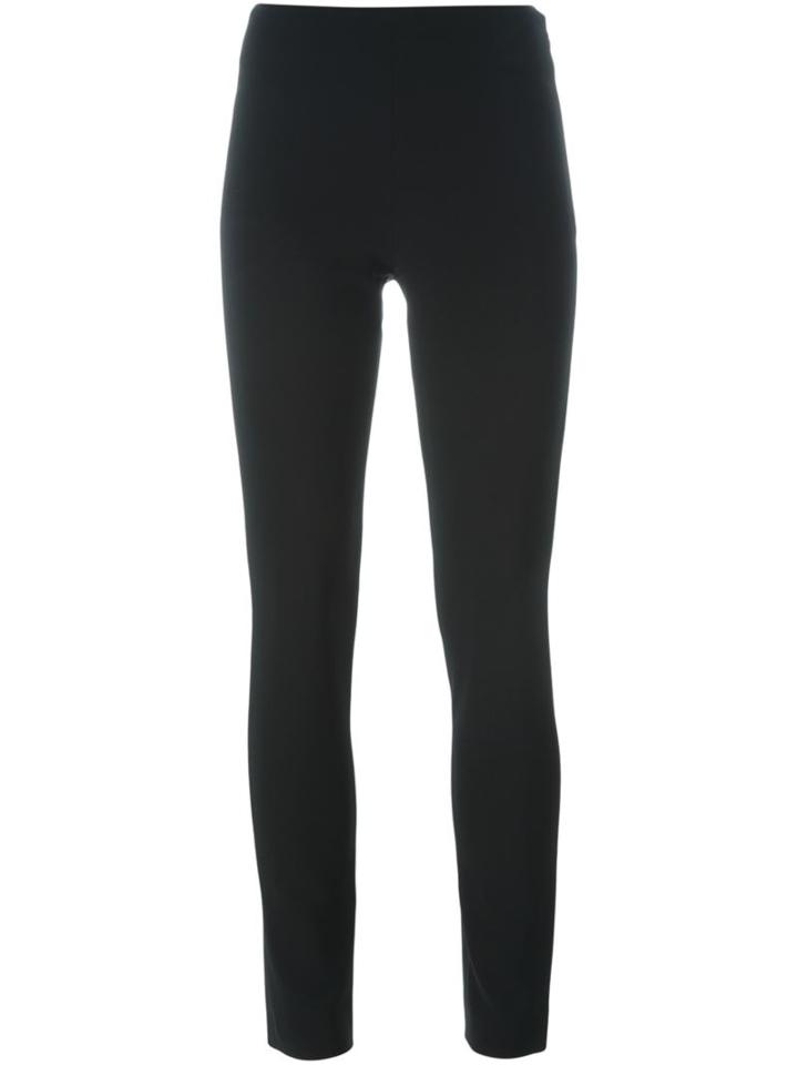 Moschino Skinny Trousers, Women's, Size: 48, Black, Triacetate/polyester
