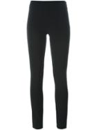Moschino Skinny Trousers, Women's, Size: 48, Black, Triacetate/polyester