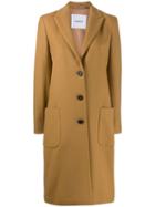 Dondup Classic Single-breasted Coat - Neutrals