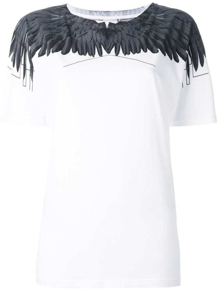 Marcelo Burlon County Of Milan 'paloma' T-shirt, Women's, Size: Xs, White, Cotton