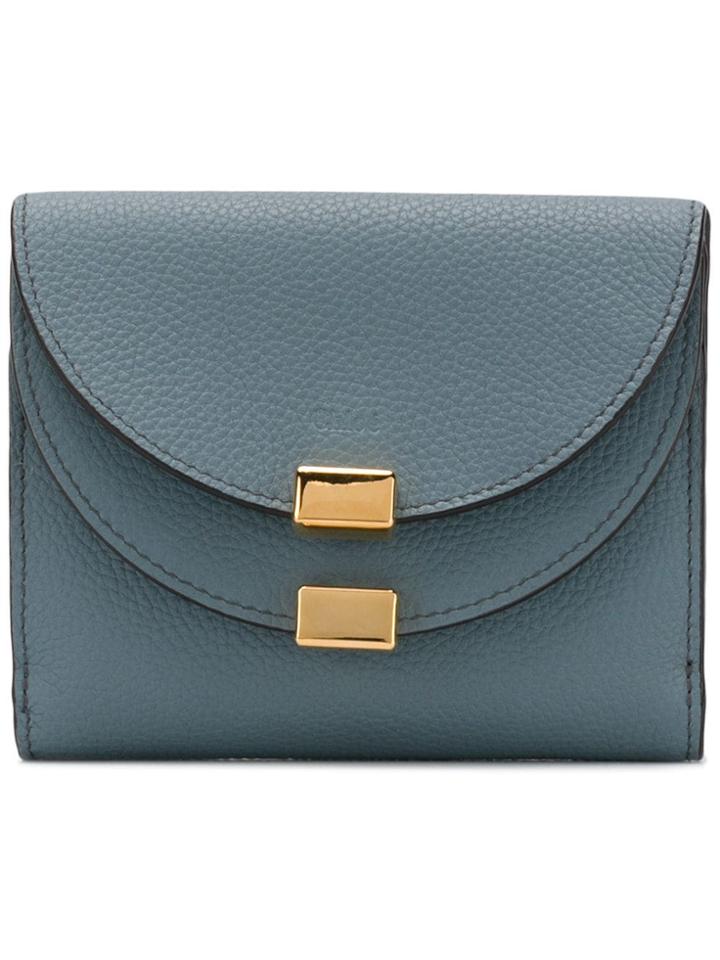 Chloé Georgia Square Wallet - Blue