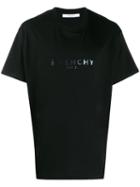 Givenchy Iridescent Logo Print T-shirt - Black