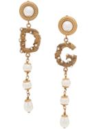 Dolce & Gabbana Long D & G Earrings - Gold