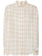 Lorena Antoniazzi Checked Shirt - Nude & Neutrals