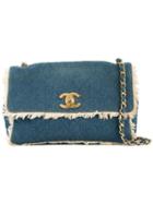 Chanel Pre-owned Jumbo Xl Quilted Shoulder Bag - Blue