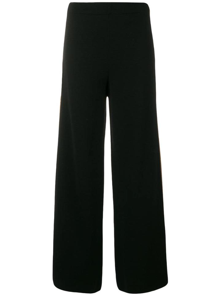D.exterior Side Strap Trousers - Black