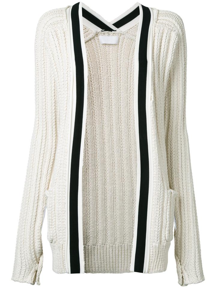 Rito Braided Cardigan, Women's, Size: 38, White, Silk/cotton/rayon/nylon