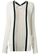 Rito Braided Cardigan, Women's, Size: 38, White, Silk/cotton/rayon/nylon
