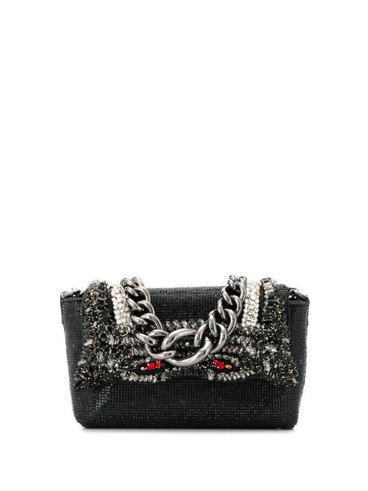 Ermanno Scervino Embellished Mini Bag - Black