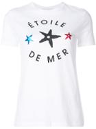 Être Cécile Étoile De Mer Print T-shirt - White