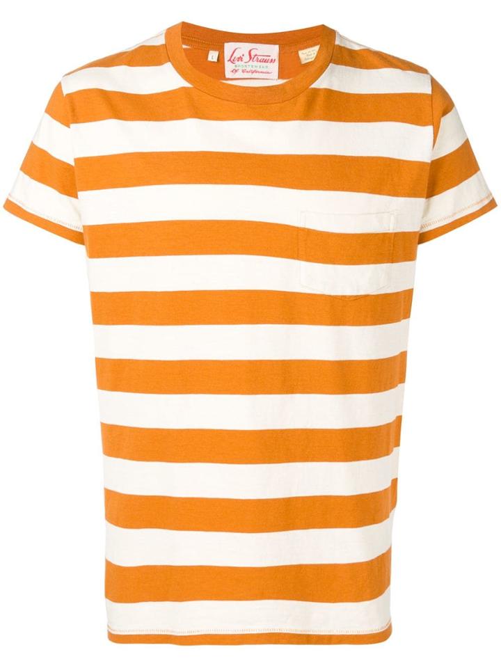 Levi's Vintage Clothing Striped Pocket T-shirt - Orange