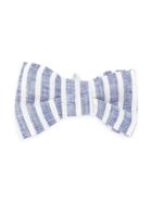Il Gufo Striped Bow Tie - Blue