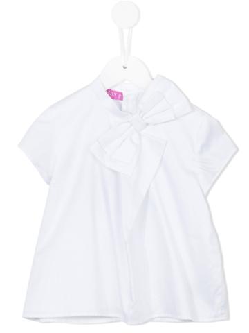 Valmax Kids - Bow Detail Blouse - Kids - Cotton - 6 Yrs, White