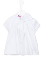 Valmax Kids - Bow Detail Blouse - Kids - Cotton - 6 Yrs, White