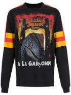 À La Garçonne Printed Long Sleeves T-shirt - Black