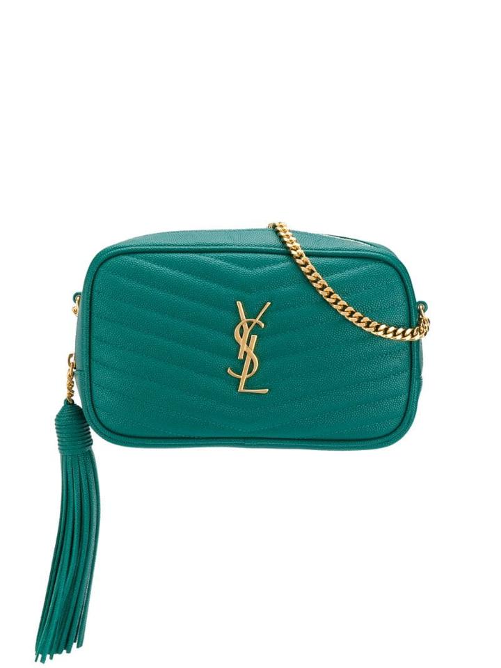 Saint Laurent Lou Shoulder Bag - Green