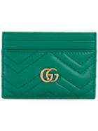 Gucci Gg Marmont Card Holder - Green
