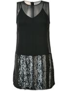 Loyd/ford Sequined Shift Dress - Black