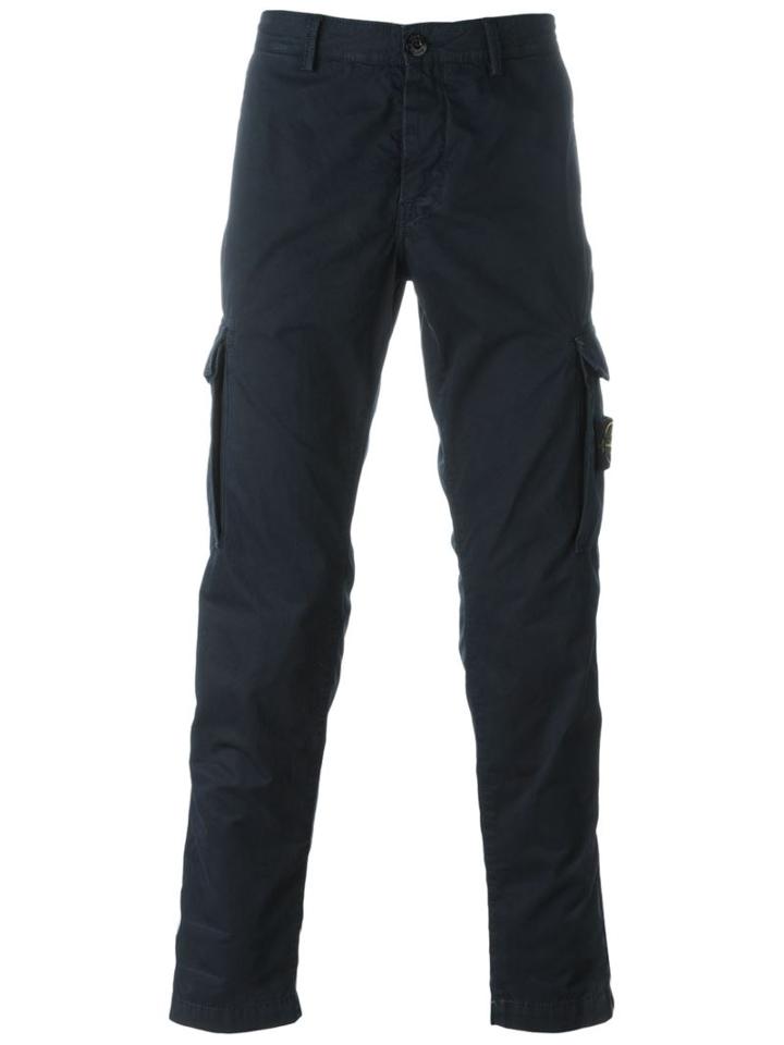 Stone Island Pocket Logo Cargo Trousers