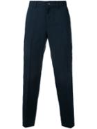 En Route - Tailored Cropped Trousers - Men - Polyester - 3, Blue, Polyester